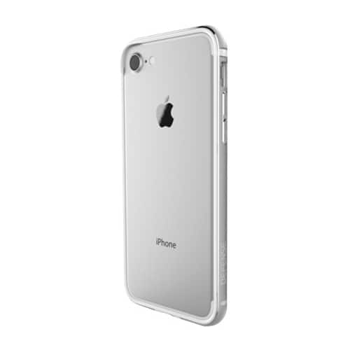 X-Doria - Defense Edge Case for Apple® iPhone® 7 - Silver - Larger Front