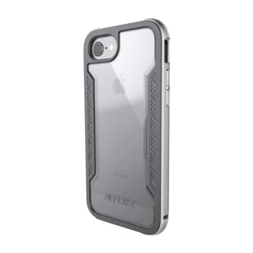 Front. X-Doria - Defense Shield Case for Apple® iPhone® 7 - Silver.