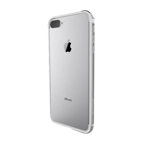 X-Doria - Defense Edge Case for Apple® iPhone® 7 Plus - Silver - Larger Front