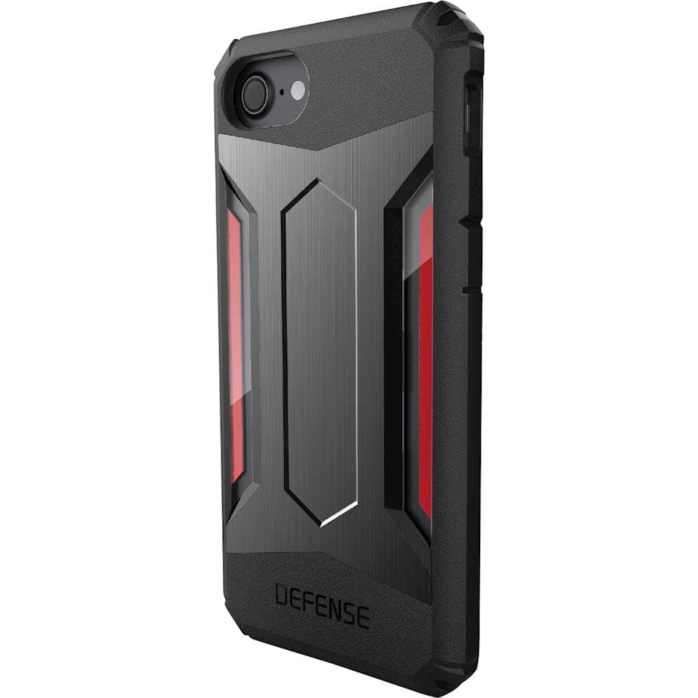 X-Doria - Defense Gear Case for Apple® iPhone® 7 - Space Gray - Larger Front