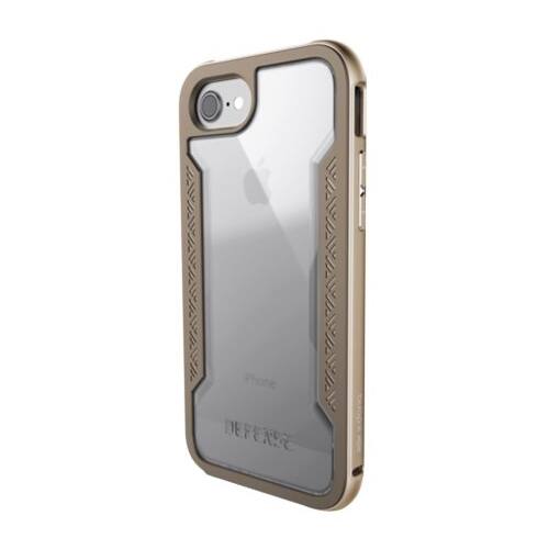 X-Doria - Defense Shield Case for Apple® iPhone® 7 - Gold - Larger Front