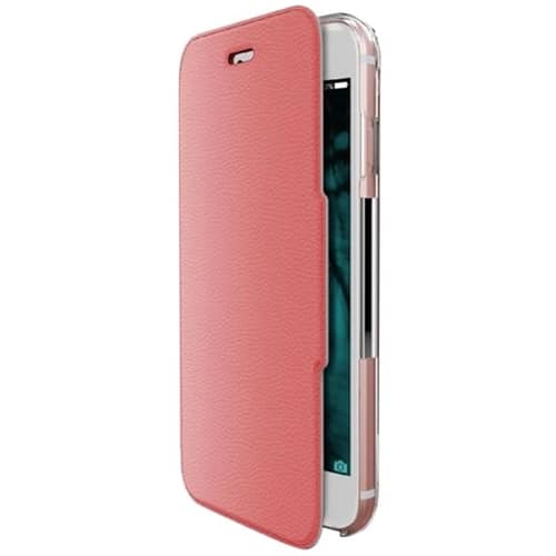 X-Doria - Engage Folio Case for Apple® iPhone® 7 - Pink - Larger Front