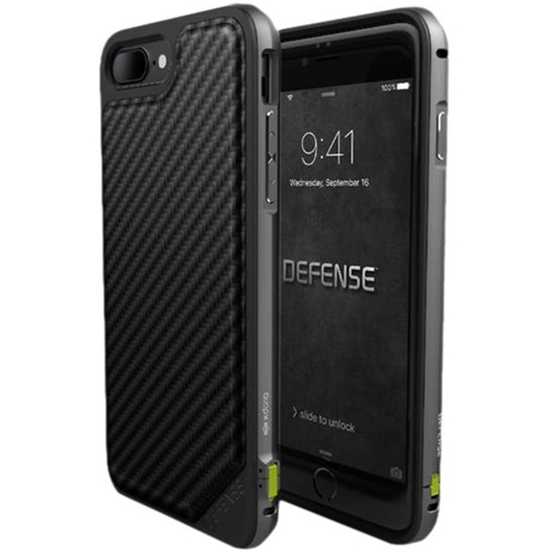 Zie insecten Botsing Vorming Best Buy: X-Doria Defense Lux Case for Apple® iPhone® 7 Plus Black carbon  449670