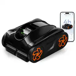iGARDEN - Pool Cleaner Robot, 4H Cordless Robotic Pool Vacuum for Inground & Above Ground Pools