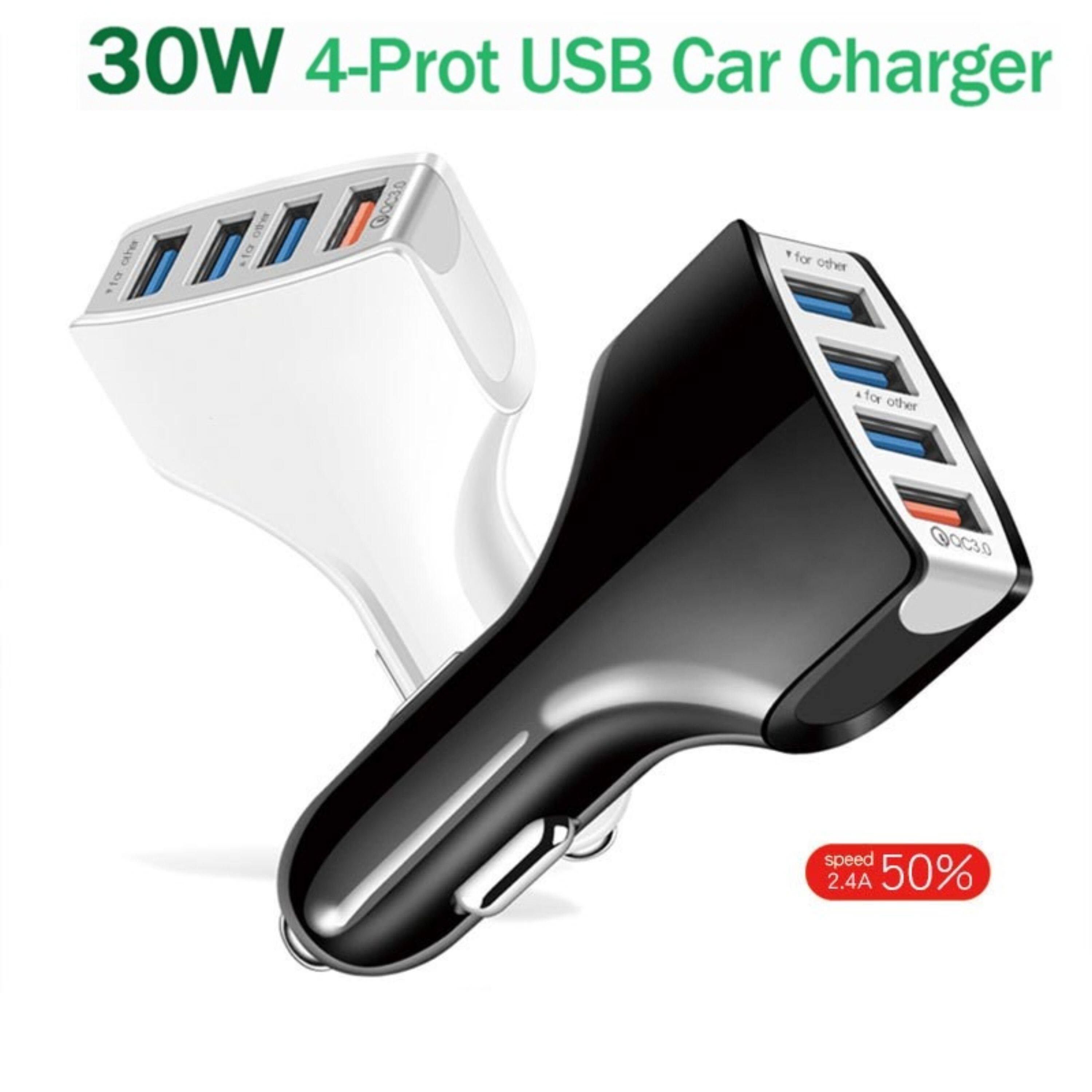 30W 4-Port USB Car Charger

Speed: 2.4A 50%