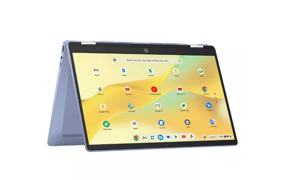 HP - 14" Convertible 2-in-1 Chromebook - Intel N200 - 4GB RAM onboard - 128GB SSD Storage - (14b-cd0046tg) touchsreen - Blue