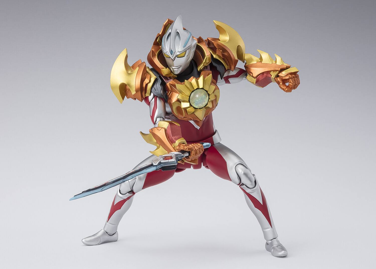 Alt View 3. Bandai - Tamashii Nations - Ultraman Arc - S.H.Figuarts - Solis Armor   - Collectibles - Multicolor.