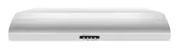 Whirlpool - 36 inches - Convertible - Under cabinet Range Hood - Stainless Steel - Front_Zoom