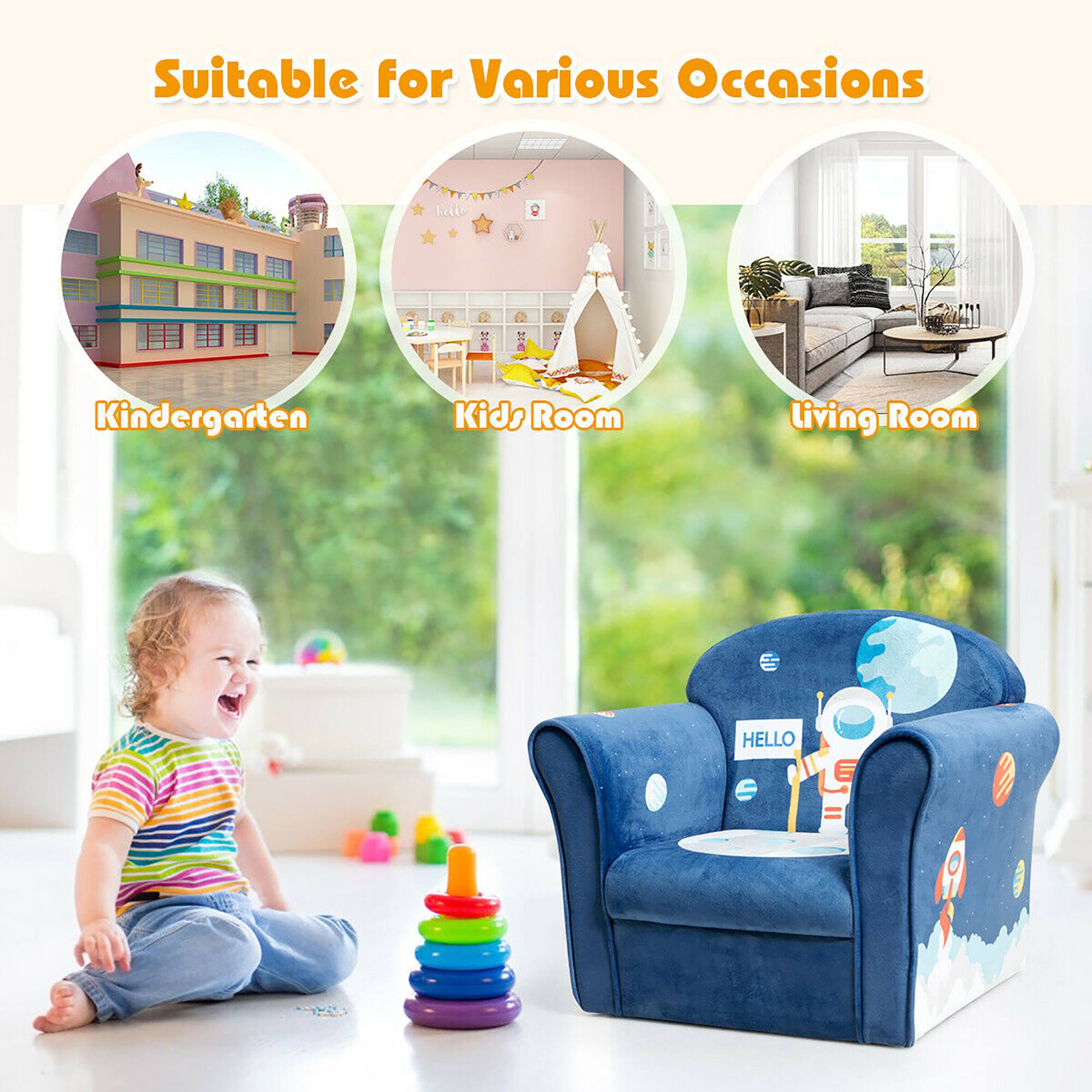 Suitable for Various Occasions

Kindergarten  
Kids Room  
Living Room  

HELLO