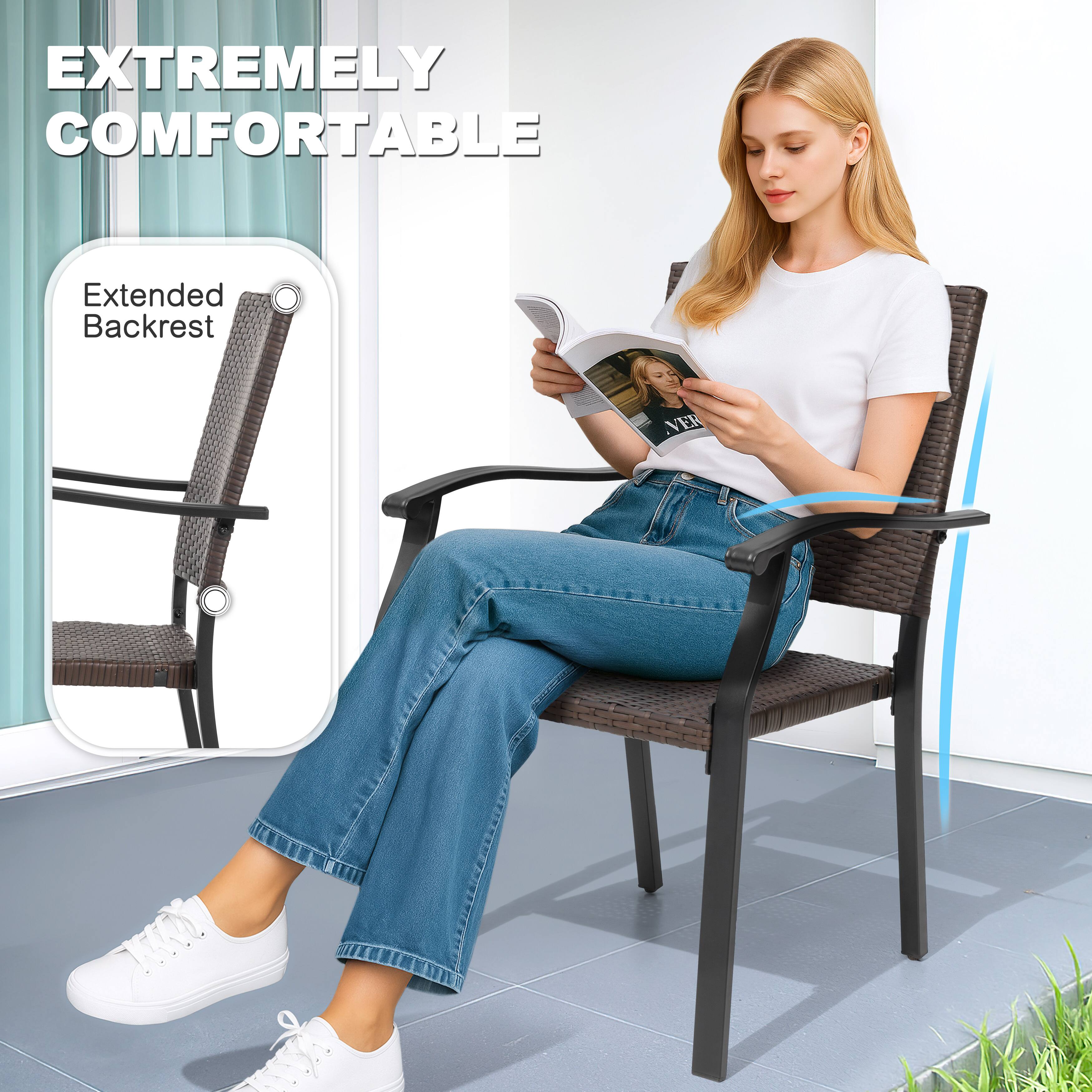 EXTREMELY COMFORTABLE

Extended Backrest