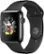 Front. Apple - Geek Squad Certified Refurbished Apple Watch Series 2 42mm Space Black Stainless Steel Case - Space Black Stainless Steel.