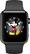Left. Apple - Geek Squad Certified Refurbished Apple Watch Series 2 42mm Space Black Stainless Steel Case - Space Black Stainless Steel.