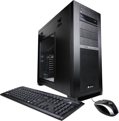 Angle Standard. CyberPowerPC - Power Mega II Desktop - 16GB Memory - 2TB Hard Drive.