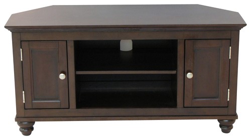 Premier RTA - Simple Connect Middleton Corner TV Stand for Flat-Panel TVs Up to 50"