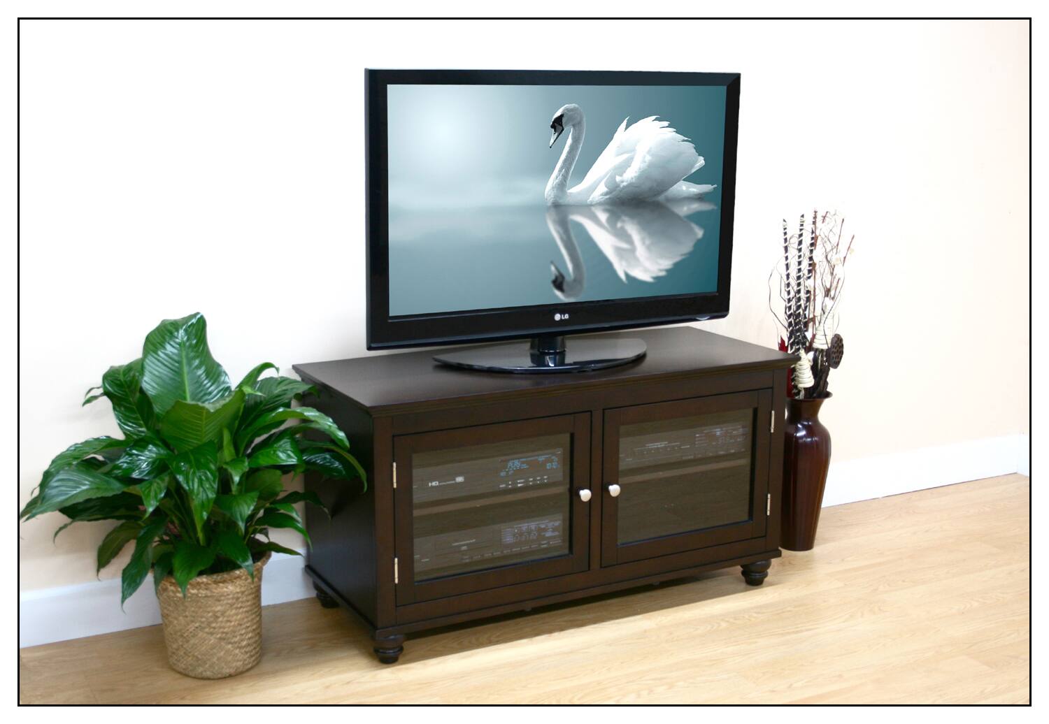 Best Buy Premier Simple Connect Middleton TV Stand for Most FlatPanel