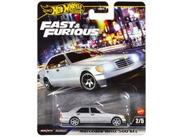 Mercedes-Benz 500 SEL Silver Metallic "The Fast and the Furious: Tokyo Drift" (2006) Movie Model Car by Hot Wheels