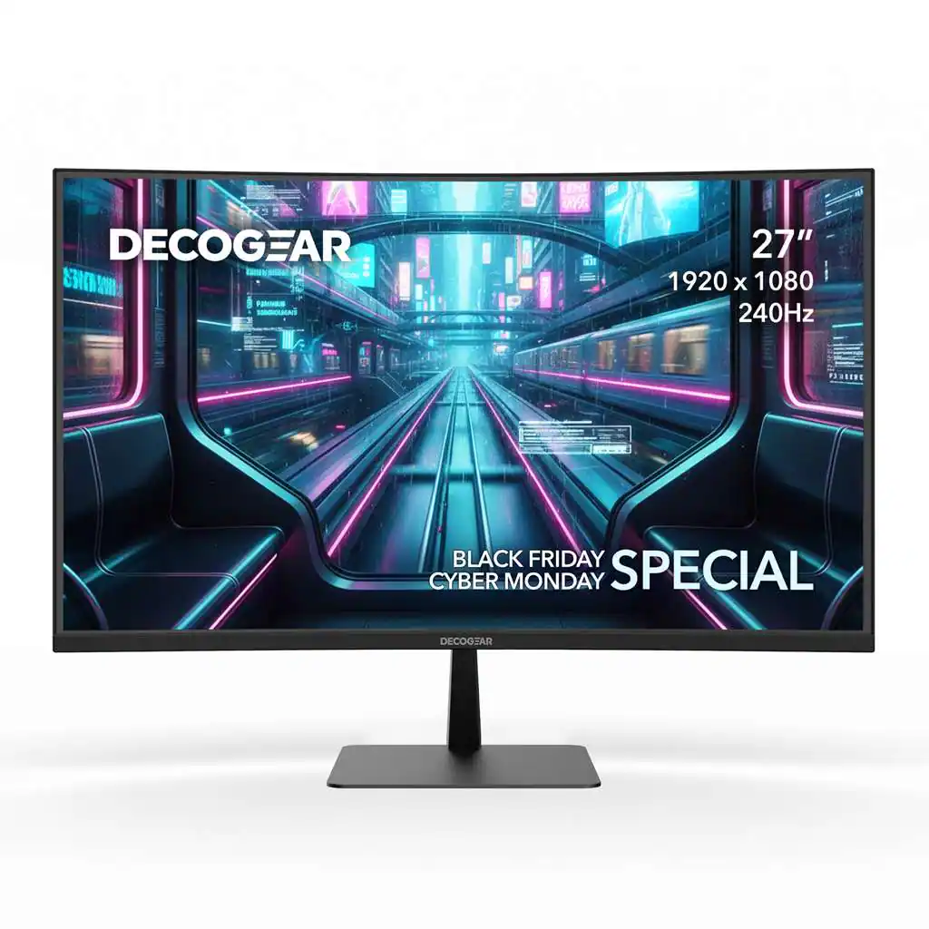 DECOGEAR M  
27" 1920 x 1080 240Hz  
BLACK FRIDAY CYBER MONDAY SPECIAL