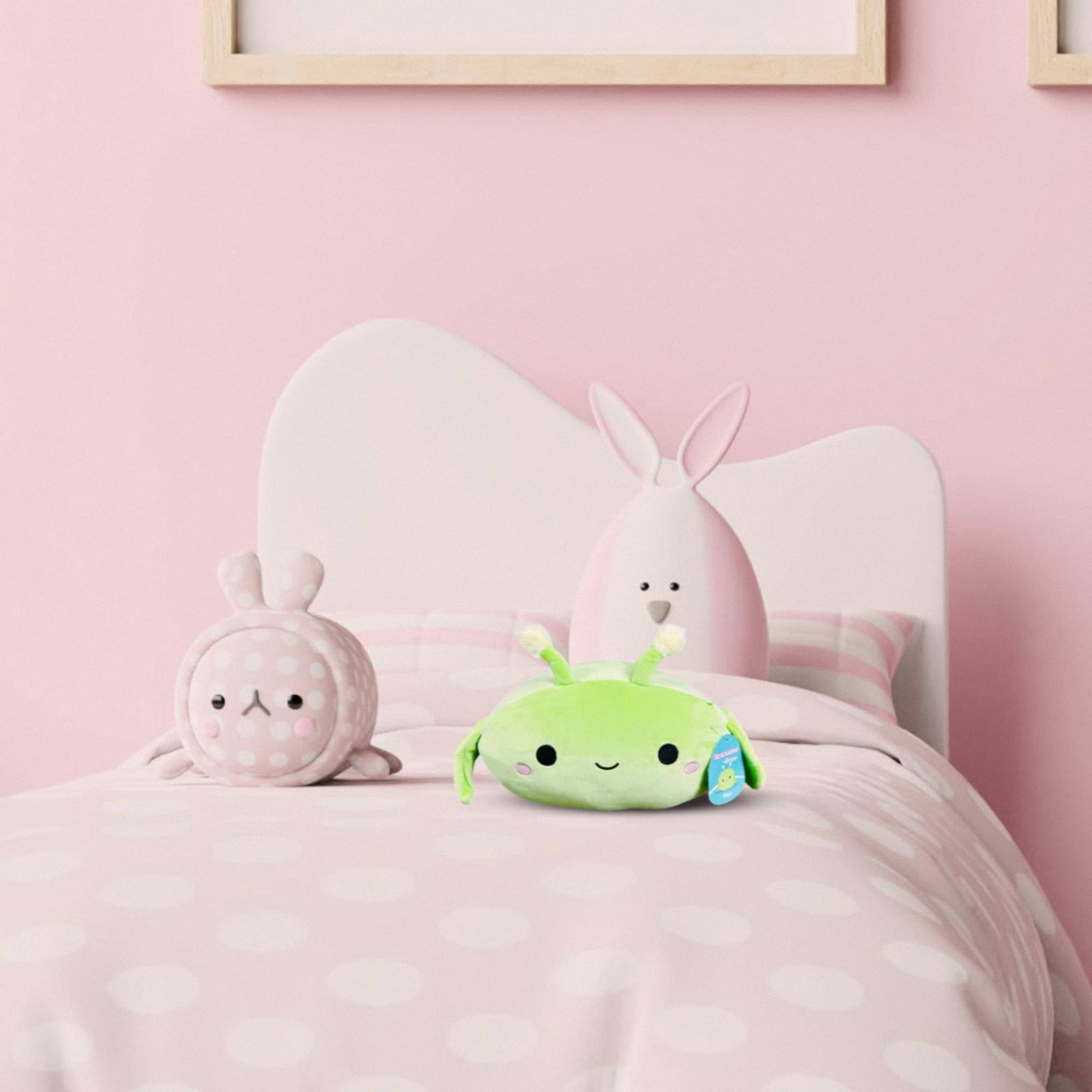 Alt View 10. Kellytoy - Squishmallow 8 Inch Stackable Plush | Pilar The Grasshopper - Green.