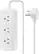 Alt View 11. Insignia™ - 12’ 3 Outlet Power Strip - White.
