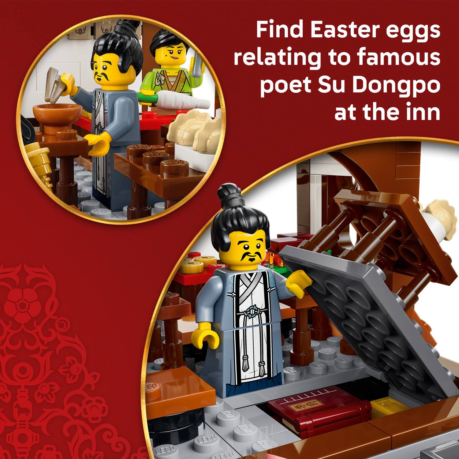 Find Easter eggs relating to famous poet Su Dongpo at the inn