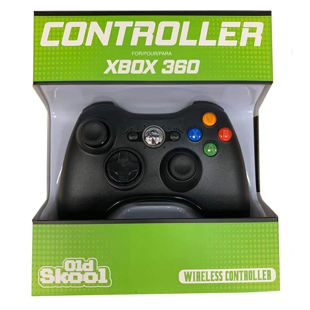 Old Skool - Wireless Controller for Xbox 360 - Black price history on PriceWatchPro