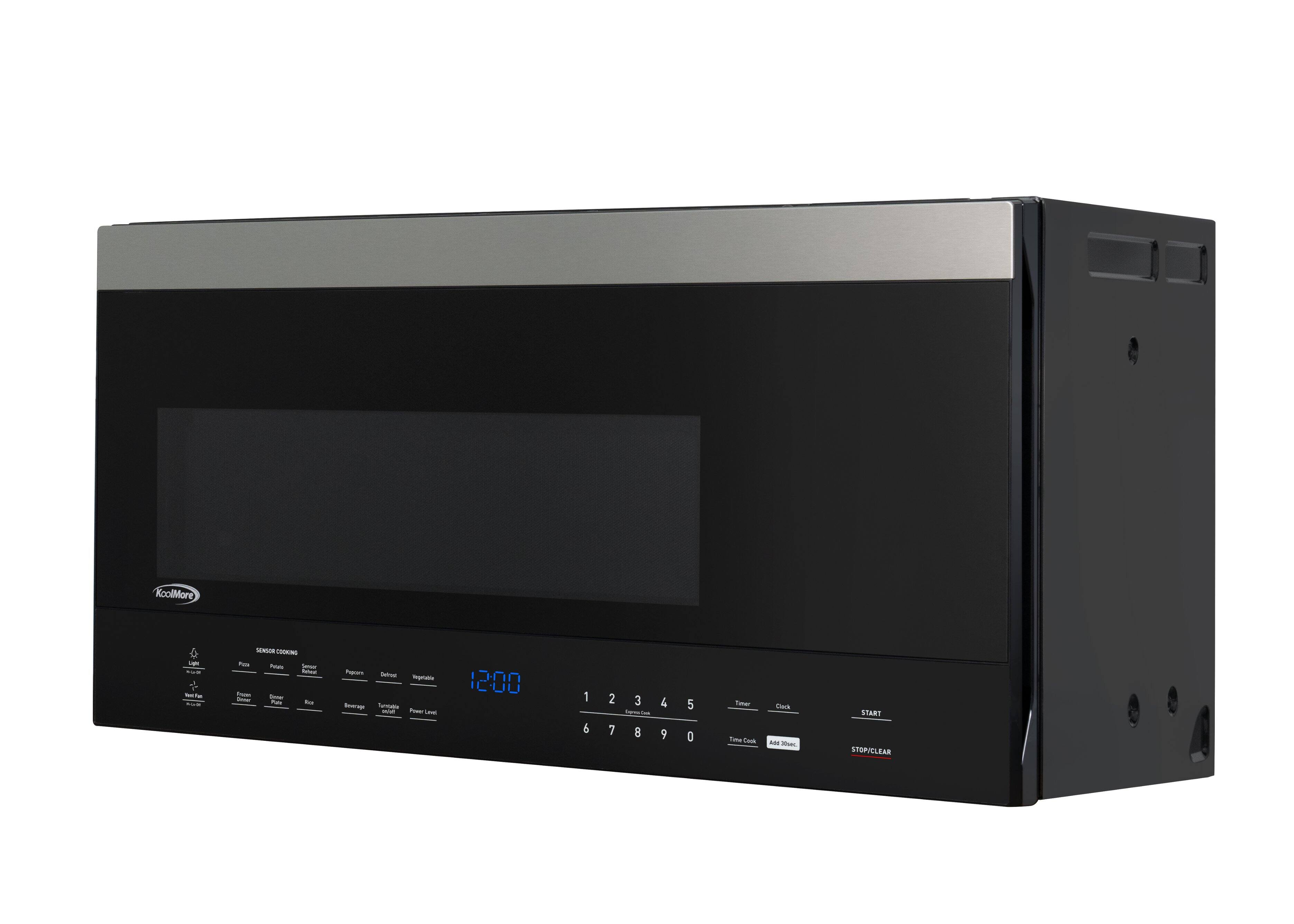 KoolMore - SENSOR COOKING - 12:00 - 1 2 3 4 5 6 7 8 9 0 - TIMER - CLOCK - START - STOP/CLEAR