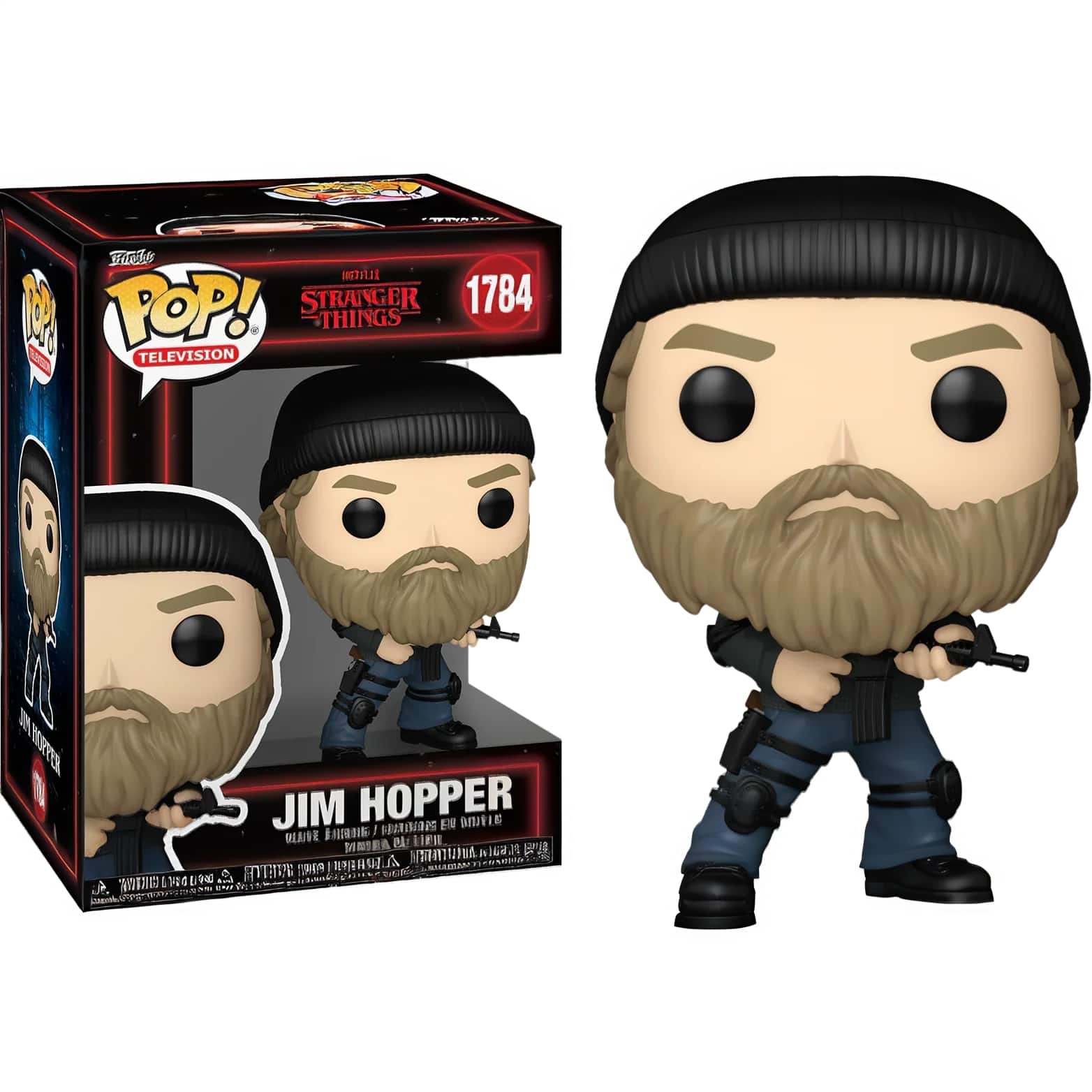 Photos - Action Figures / Transformers Funko  Pop! Stranger Things Season 5: Jim Hopper #1784 - Multicolor FU75754 