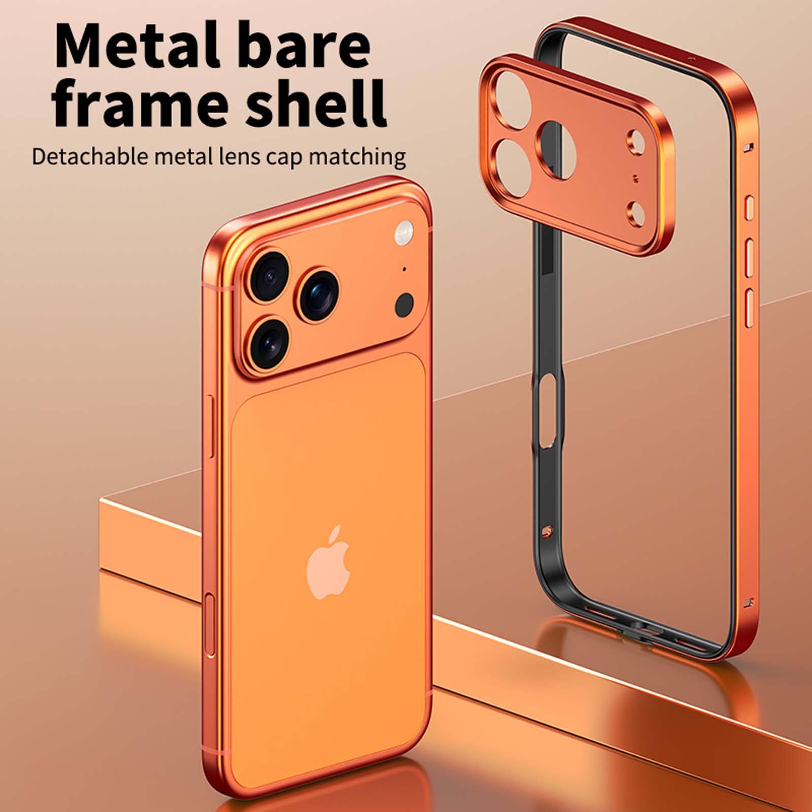 Metal bare frame shell  
Detachable metal lens cap matching