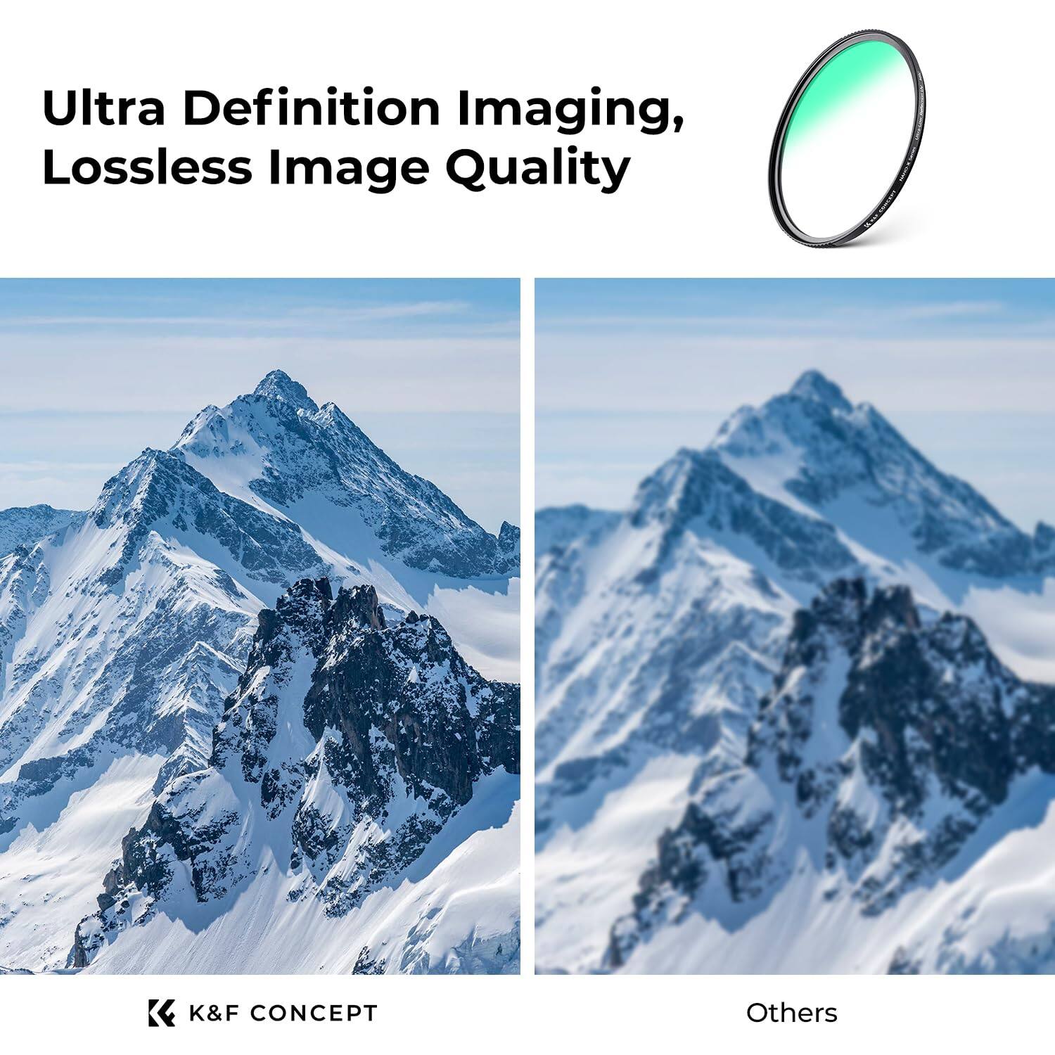 Ultra Definition Imaging, Lossless Image Quality

K&F CONCEPT

Others