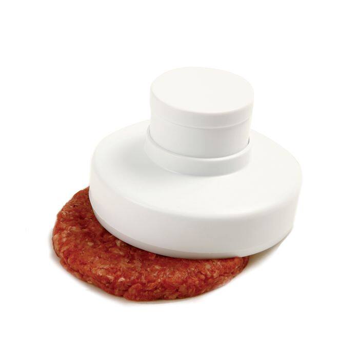 Alt View 1. Norpro - 4.5-Inch Hamburger Press, White - White.