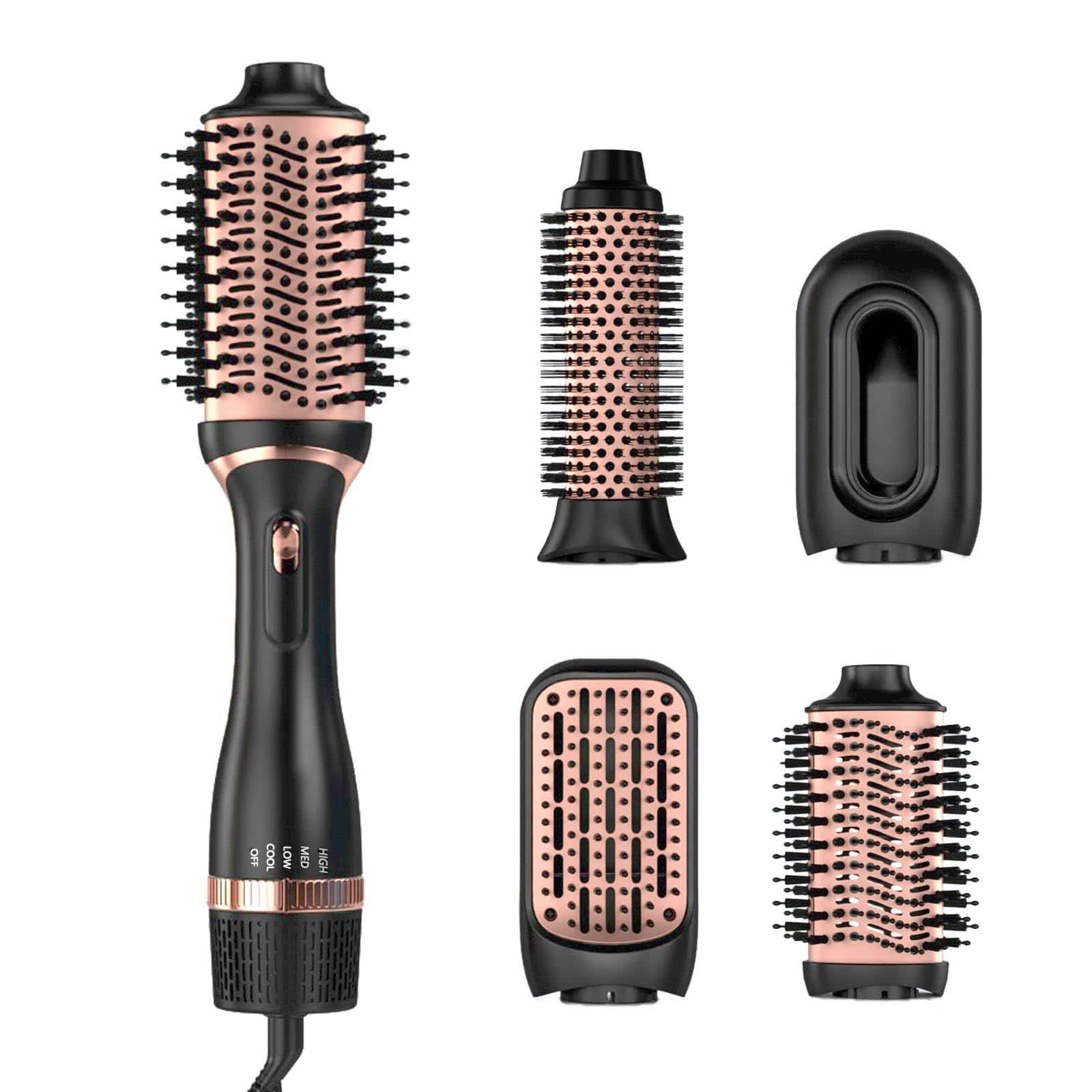 Nycoba - Hair Dryer Brush Set, Multifunctional Hot Air Brush for Salon Blowouts, Negative Ion Technology & Quick Drying
