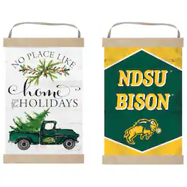 Jardine - NDSU Bison 12" x 20" Reversible Banner Sign - White