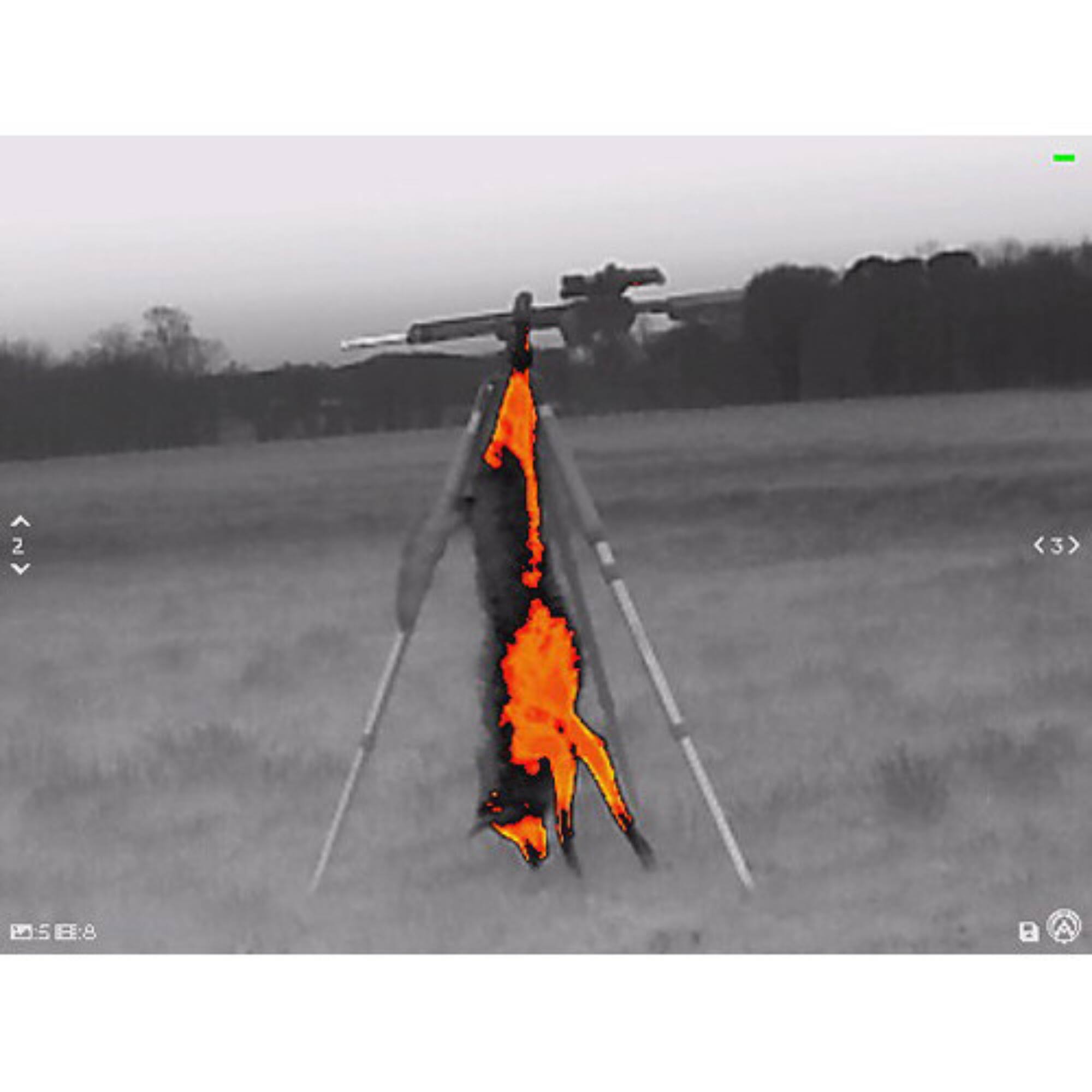 Left. Armasight - Armasight TAVT36MNASIDE101 Sidekick 320 Mini 1 x Thermal Monocular, Black - Black.