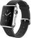 Angle Standard. Geek Squad Certified Refurbished Apple Watch (first-generation) 38mm Stainless Steel Case.