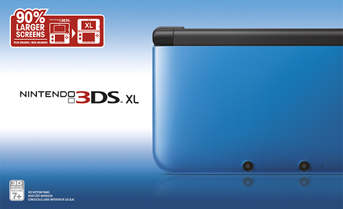 nintendo 3ds blue box