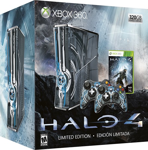 Nos vemos mañana Si mordaz Best Buy: Microsoft Xbox 360 Limited Edition Halo 4 Console S4K-00058