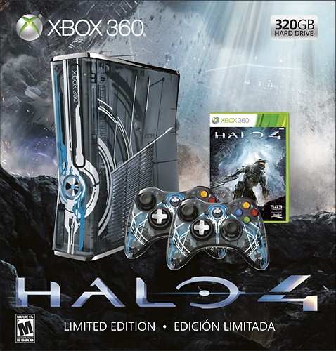 Customer Reviews: Microsoft Xbox 360 Limited Edition Halo 4 Console S4K ...