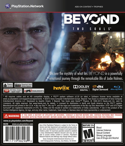 Glimp replica Werkgever Best Buy: Beyond: Two Souls PlayStation 3 98298