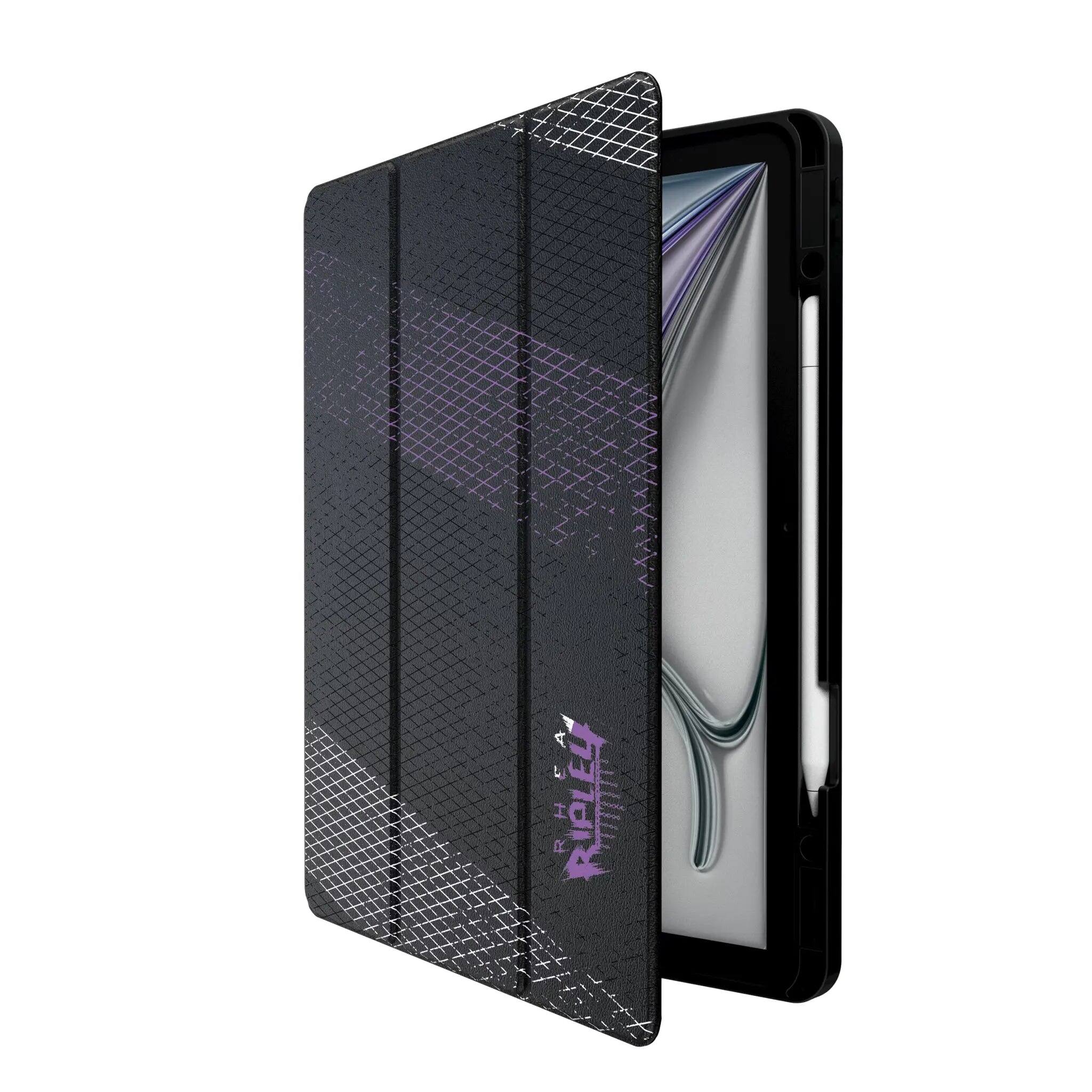 Angle. Keyscaper - WWE Steel Tablet Case for Apple iPad - Apple iPad (10th Gen) - Rhea Ripley.