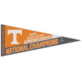WinCraft - Tennessee Volunteers 2024 NCAA Men-s Baseball College World Series Champions 12" x 30" Premium Pennant - Multicolor