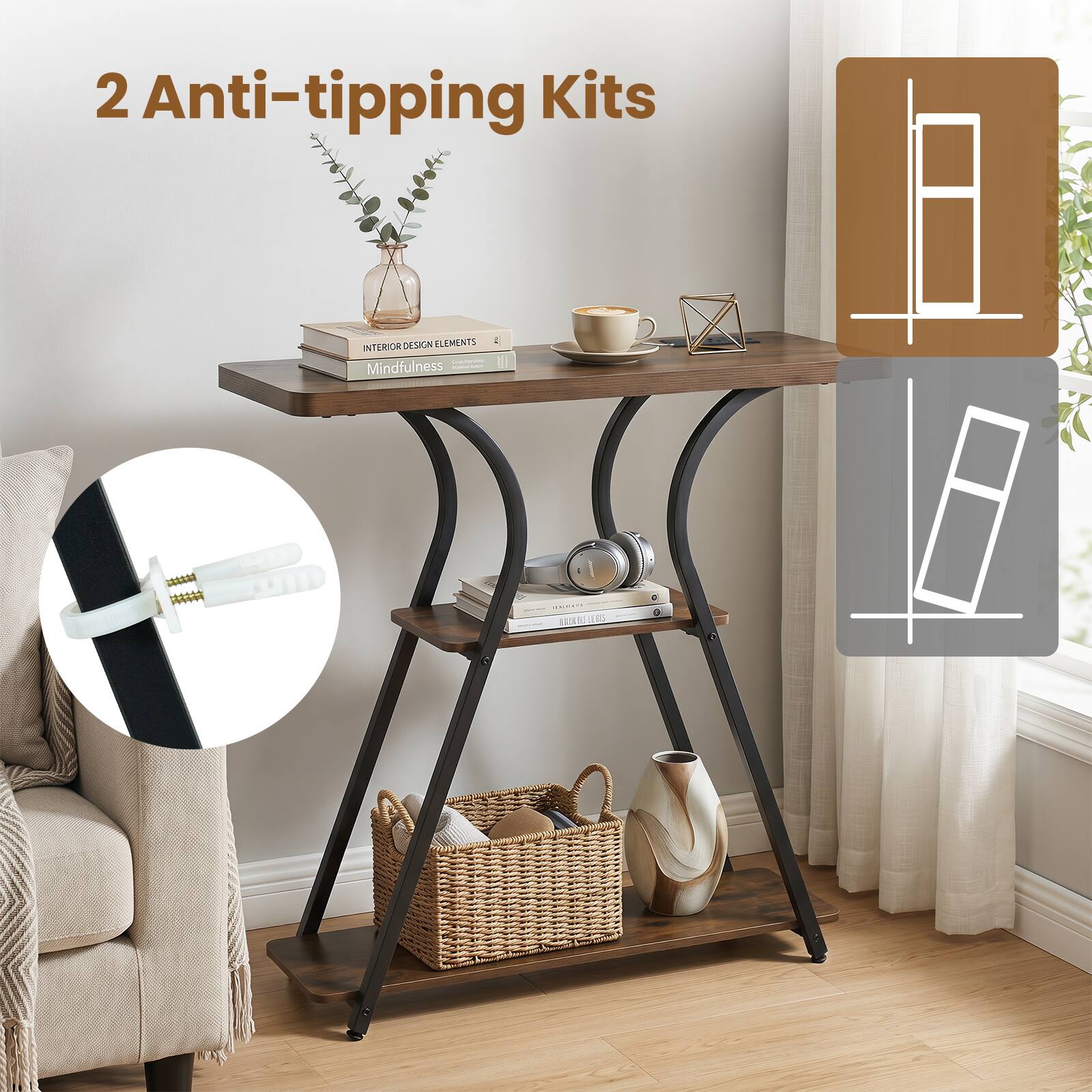 2 Anti-tipping Kits

INTERIOR DESIGN ELEMENTS
Mindfulness