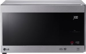 LG - NeoChef 0.9 Cu. Ft. Compact Microwave with EasyClean - Stainless steel - Front_Zoom