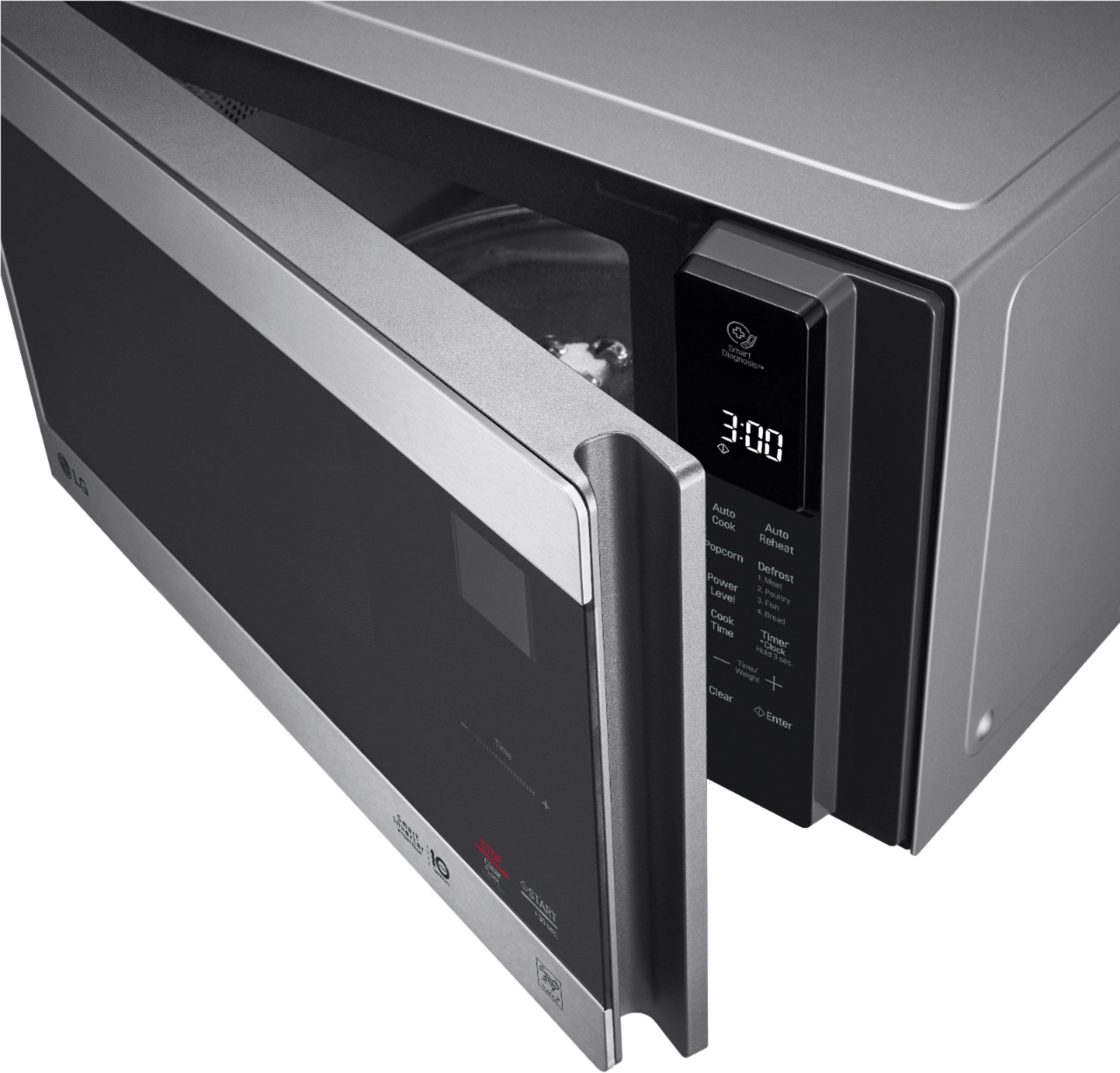 LG NeoChef 0.9 Stainless - with Cu. Buy Ft. LMC0975ST Microwave EasyClean Best Compact Steel