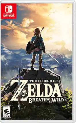 Front. Nintendo - The Legend of Zelda: Breath of the Wild. - E10+ (Everyone 10+)