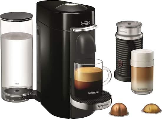 Nespresso Vertuo Coffee and Espresso Machine by De'Longhi, Piano Black