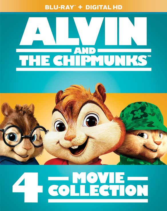  Alvin and the Chipmunks: 4-Movie Collection [Includes Digital Copy] [Blu-ray] [4 Discs]