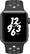 Left. Apple - Geek Squad Certified Refurbished Apple Watch Nike+ 38mm Space Gray Aluminum Case Black/Cool Gray Nike Sport Band - Space Gray Aluminum.