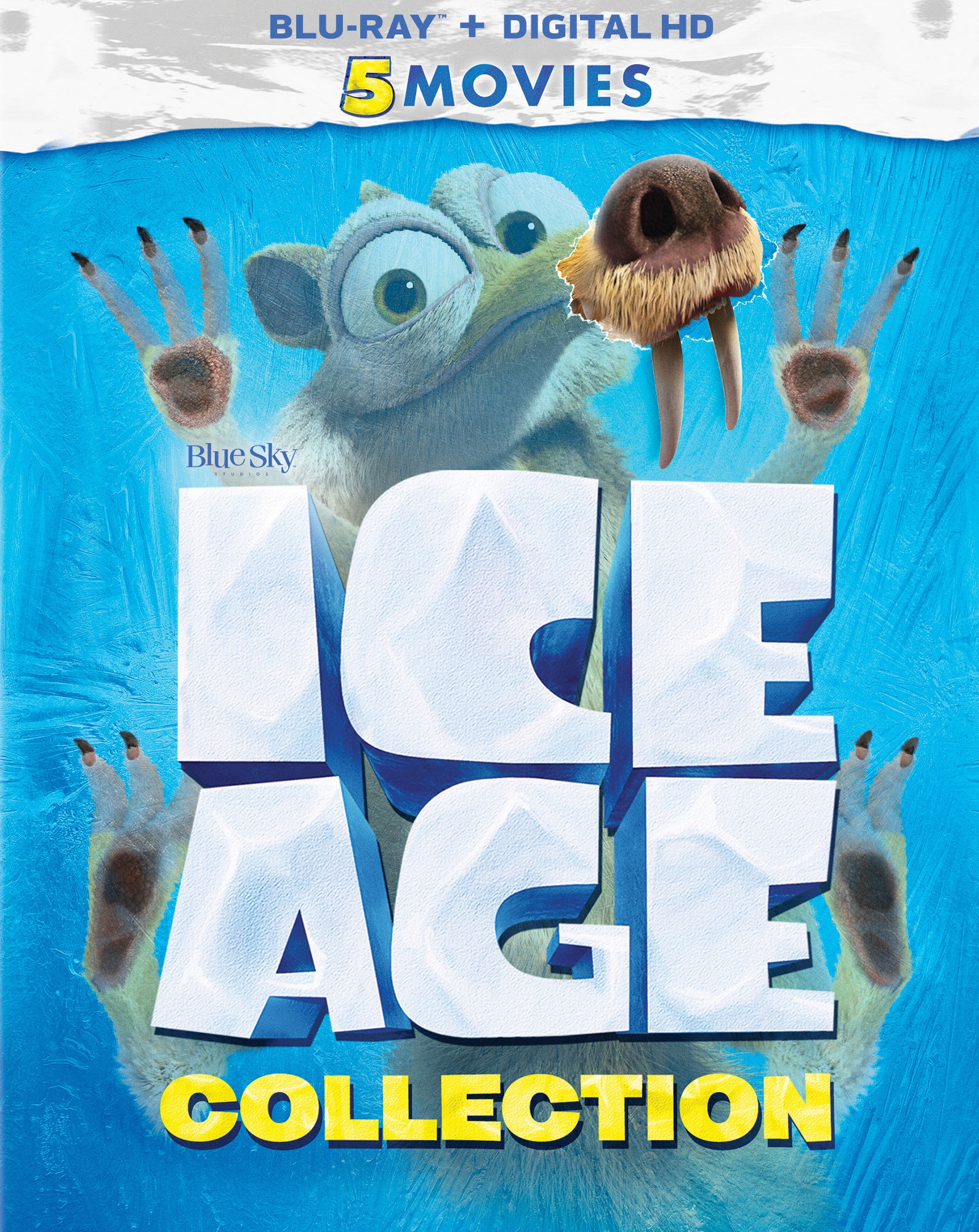 Ice Age 5 Movie Collection Includes Digital Copy Blu Ray 5 Discs Best Buy