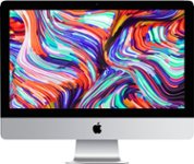 Front Zoom. Apple - 21.5" iMac with Retina 4K display - Intel Core i5 (3.0GHz) - 8GB Memory - 256GB SSD - Silver.