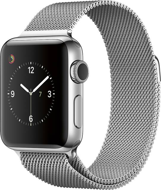 Apple Geek Squad Certified Refurbished Apple Watch Series 2 38mm ...